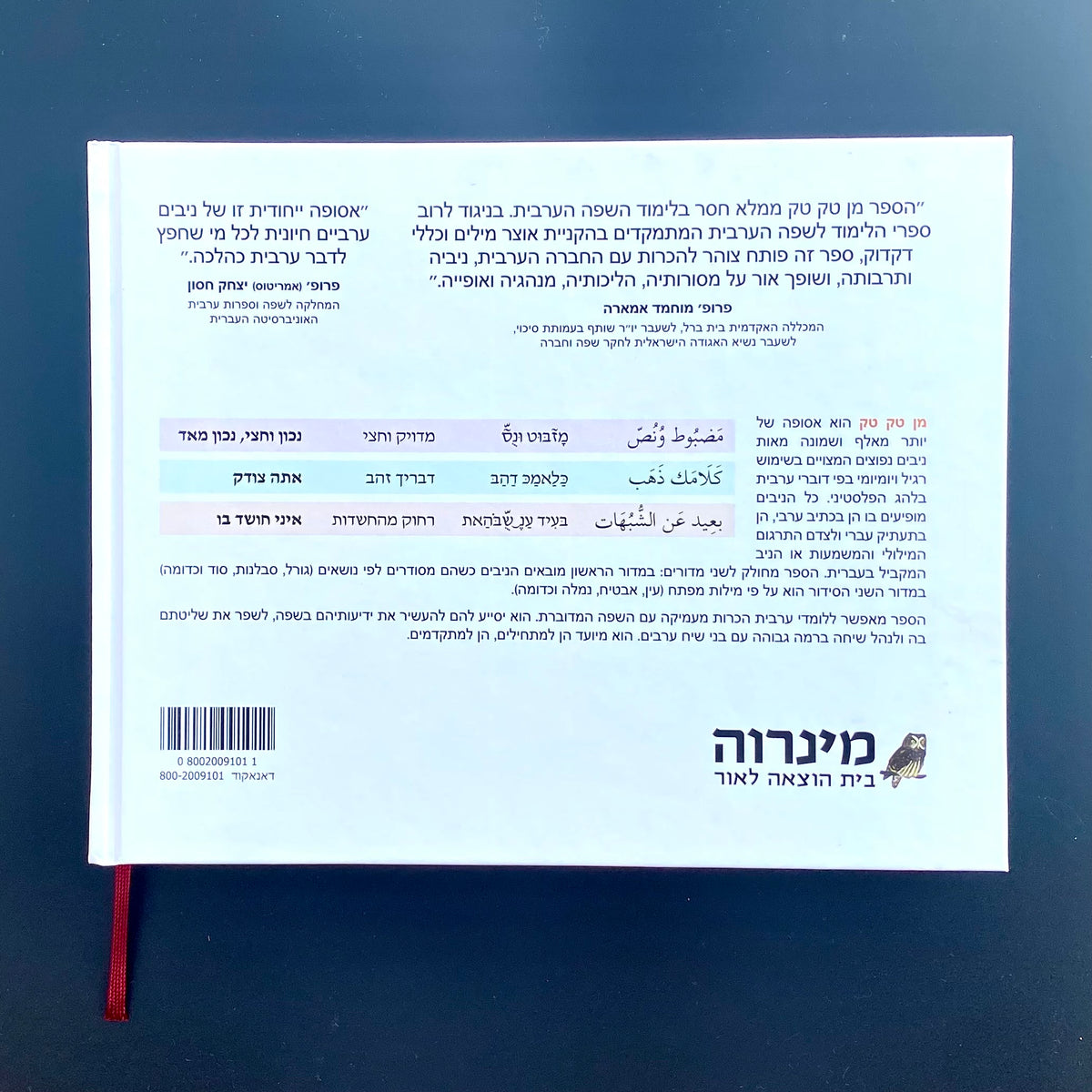 מן טק טק: אסופת ניבים ומטבעות לשון בערבית בלהג הפלסטנית